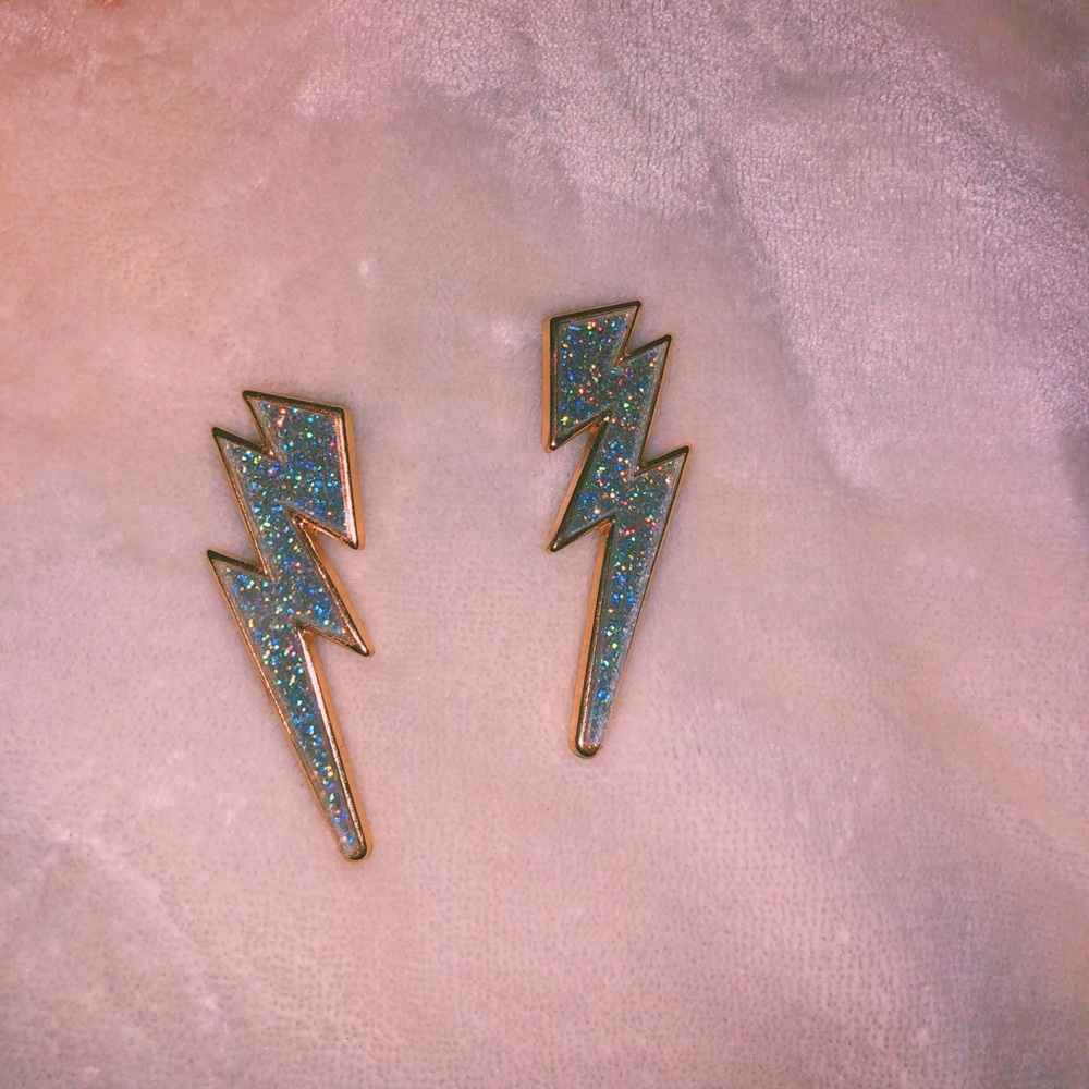 Lightning earrings ⚡️⚡️🌩